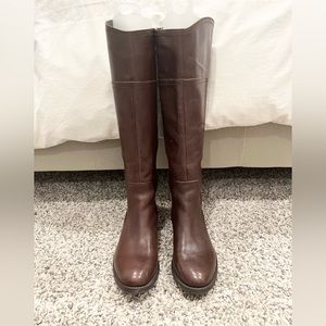 Audrey Brooke / EUC Brown Leather Riding Boots / Womens 6